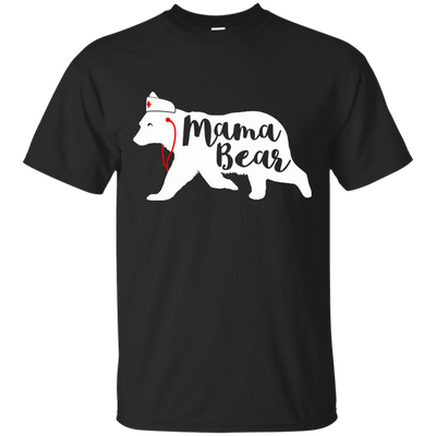 Nurse Mama Bear-T-Shirt & Hoodie-Classic T-Shirt-Black