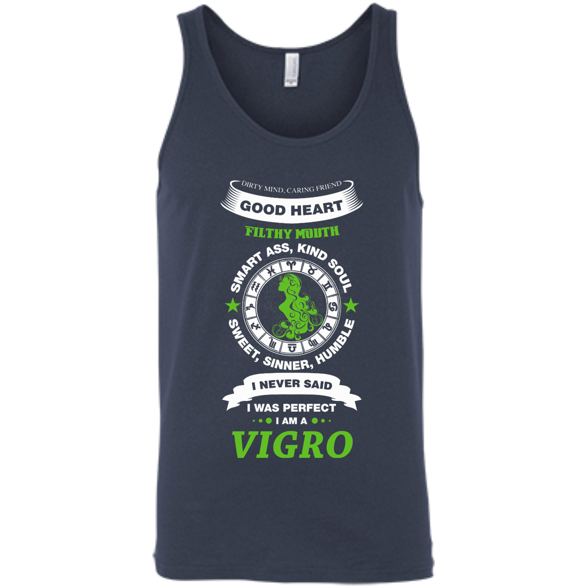 I Never Said I Was Perfect I Am A VIGRO-T-Shirt & Hoodie-Unisex Tank-Navy