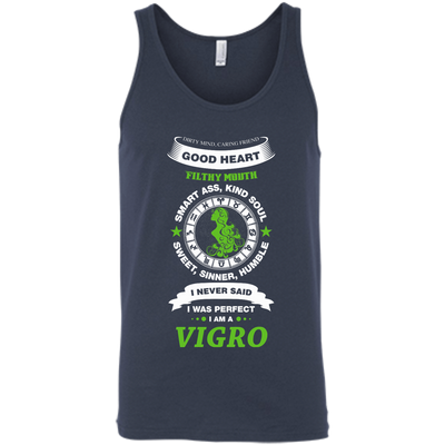 I Never Said I Was Perfect I Am A VIGRO-T-Shirt & Hoodie-Unisex Tank-Navy