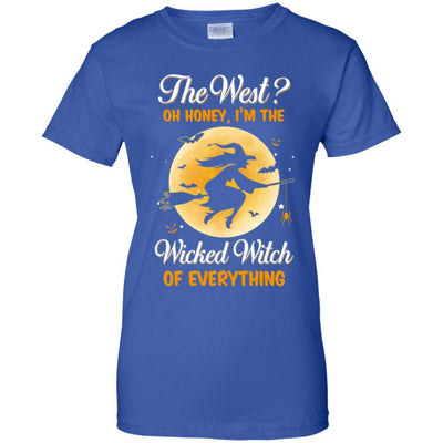 The West Oh Honey I'm The Wicked Witch Funny Halloween-T-Shirt & Hoodie-Women's T-Shirt-Royal