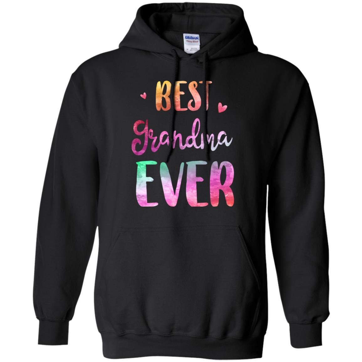 Best Grandma Ever Cute Funny Mothers Day Gift-T-Shirt & Tank Top-Pullover Hoodie-Black