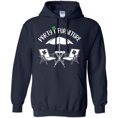 Funny St Patrick's Day Patty O'Furniture-T-Shirt & Hoodie-Pullover Hoodie-Navy