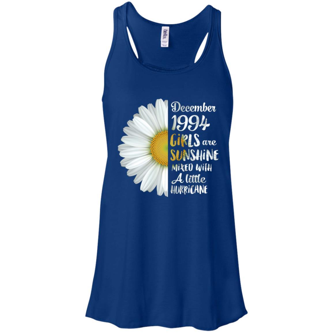 December Girls 1994 27th Birthday Gifts-T-Shirt & Tank Top-Women's Flowy Racerback Tank-True Royal