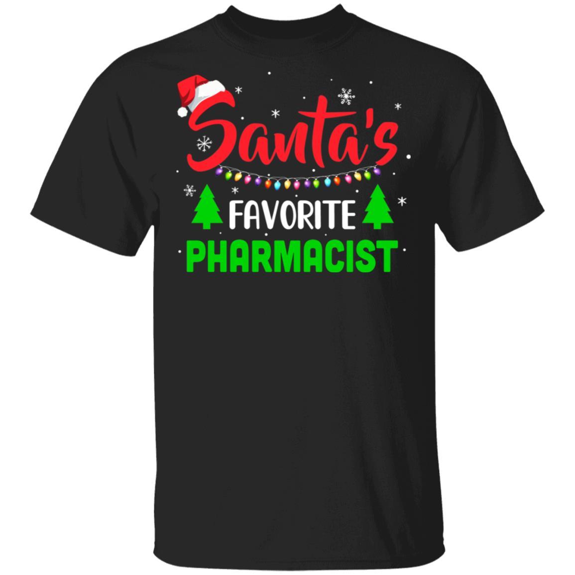 Santa's Favorite Pharmacist Funny Christmas Xmas Gifts