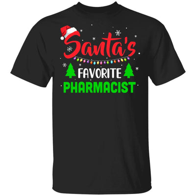 Santa's Favorite Pharmacist Funny Christmas Xmas Gifts-T-Shirt & Sweatshirt-Classic T-Shirt-Black