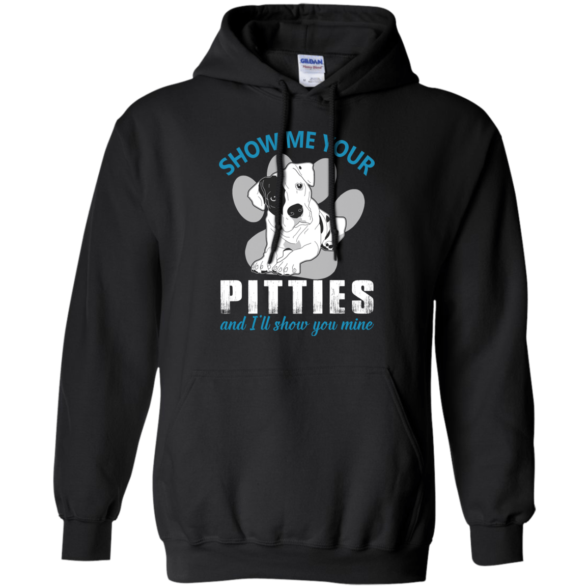 Show Me Your Pitties And I'll Show You Mine-T-Shirt & Hoodie-Pullover Hoodie-Black