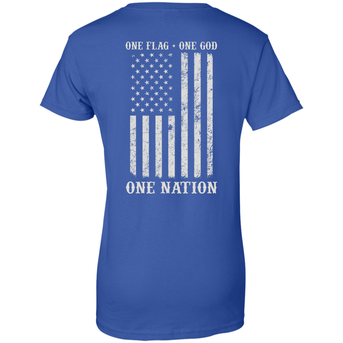 One Flag One God One Nation-T-Shirt & Hoodie-Women's T-Shirt-Royal