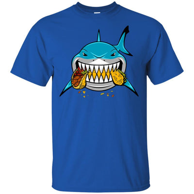 Shark Eating Taco Food Lover Gift-T-Shirt & Hoodie-Classic T-Shirt-Royal