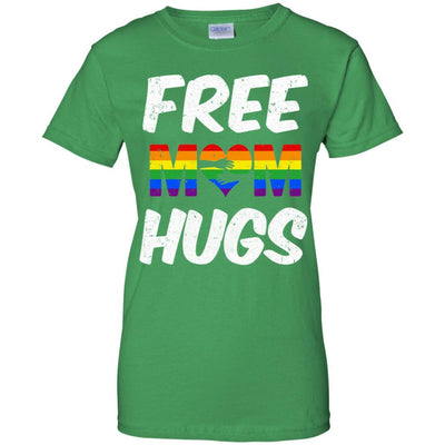 LGBT Pride Month Free Mom Hugs-T-Shirt & Hoodie-Women's T-Shirt-Irish Green