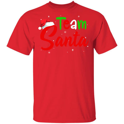 Team Santa Christmas Matching Family Christmas Pajama-T-Shirt & Sweatshirt-Classic T-Shirt-Red