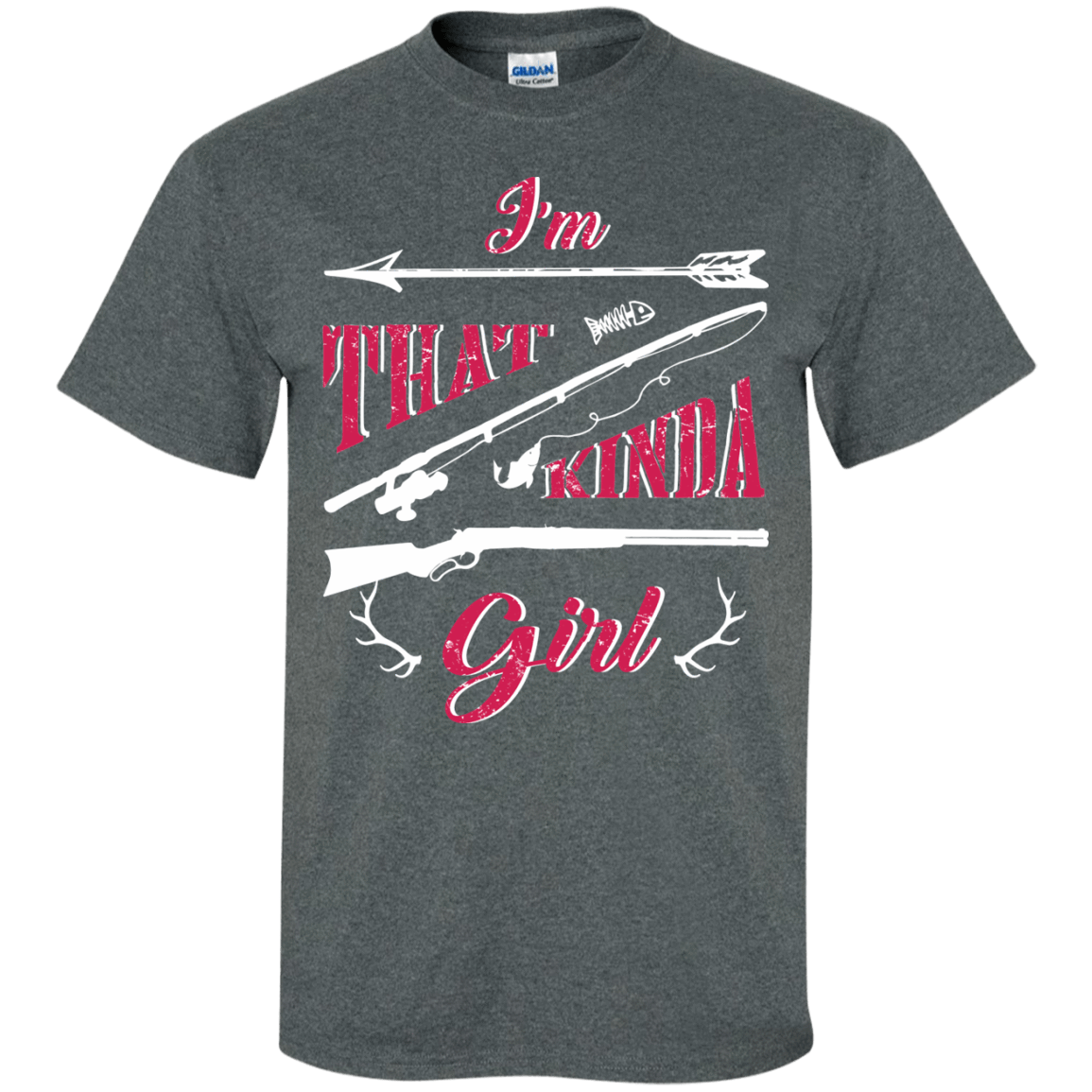 I'M THAT KINDA GIRL-T-Shirt & Hoodie-Classic T-Shirt-Dark Heather