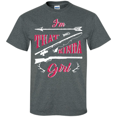 I'M THAT KINDA GIRL-T-Shirt & Hoodie-Classic T-Shirt-Dark Heather