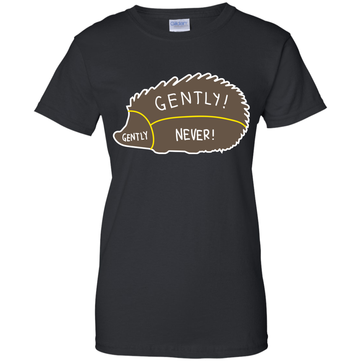 Proper way to pet a Hedgehog lover-T-Shirt & Hoodie-Women's T-Shirt-Black