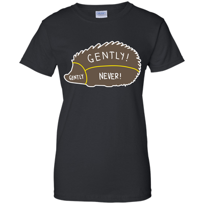 Proper way to pet a Hedgehog lover-T-Shirt & Hoodie-Women's T-Shirt-Black