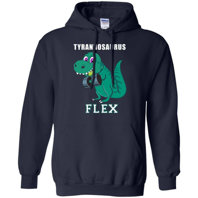 Dinosaur Lifting-T-Shirt & Hoodie-Pullover Hoodie-Navy