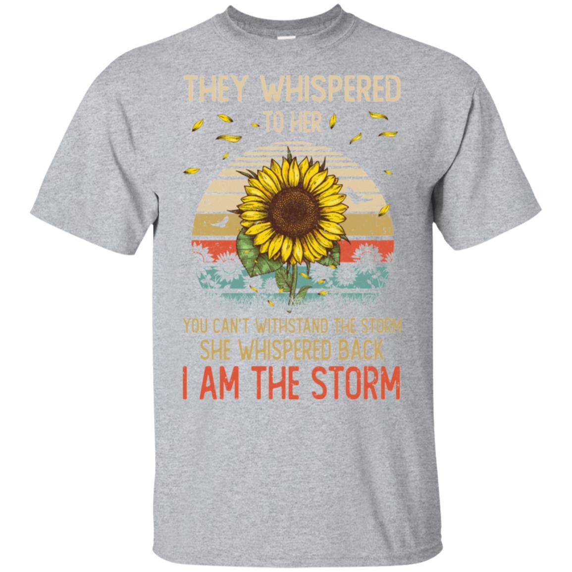 They Whispered To Her You Can't With Stand The Storm-T-Shirt & Hoodie-Classic T-Shirt-Sport Grey