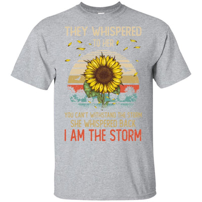 They Whispered To Her You Can't With Stand The Storm-T-Shirt & Hoodie-Classic T-Shirt-Sport Grey