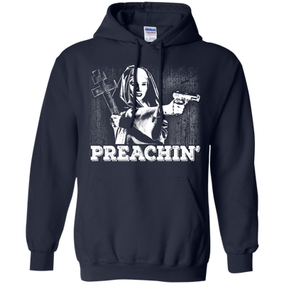Preachin'-T-Shirt & Hoodie-Pullover Hoodie-Navy