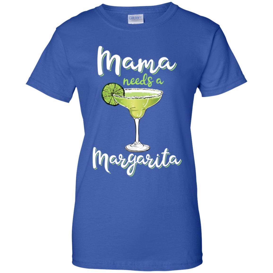 Mama Needs a Margarita Mother's Day Gift-T-Shirt & Tank Top-Women's T-Shirt-Royal