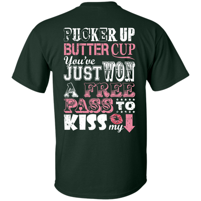 PUCKER UP BUTTER CUP-T-Shirt & Hoodie-Classic T-Shirt-Forest Green