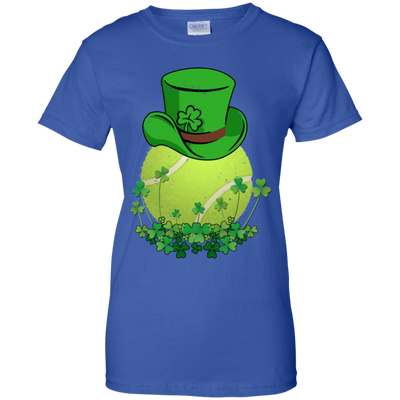 Shamrock Tennis Leprechaun St Patricks Day-T-Shirt & Hoodie-Women's T-Shirt-Royal