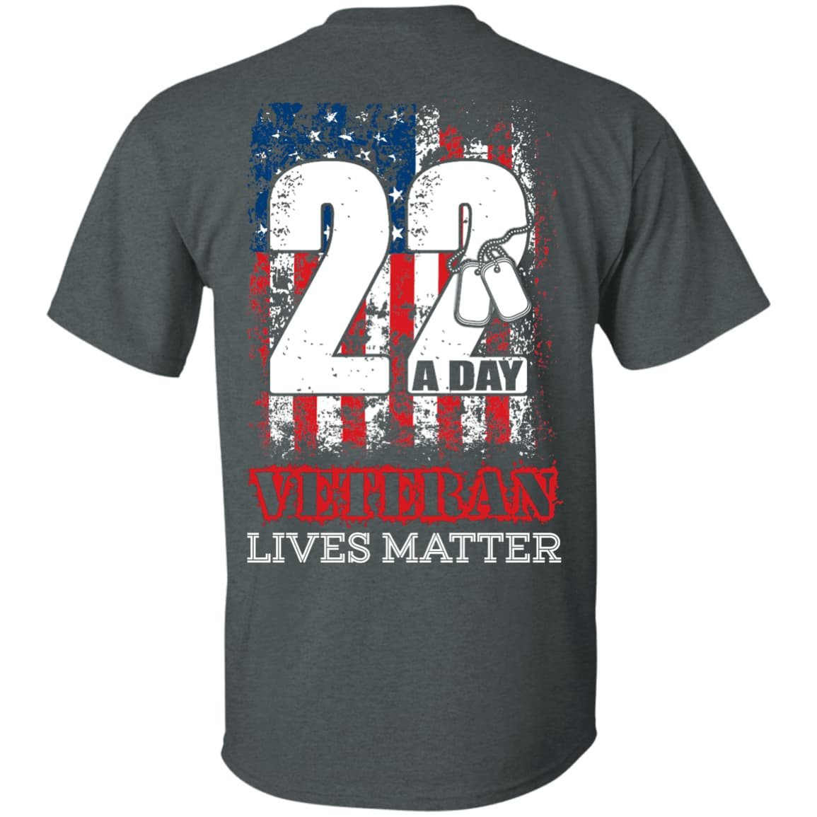 22 Push Up Challenge Veteran Lives Matter-T-Shirt & Hoodie-Classic T-Shirt-Dark Heather