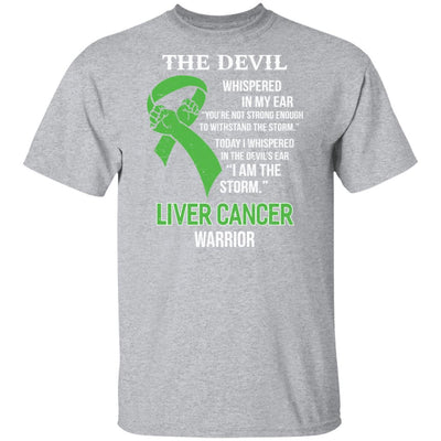 I Am The Storm Support Liver Cancer Awareness-T-Shirt & Hoodie-Classic T-Shirt-Sport Grey