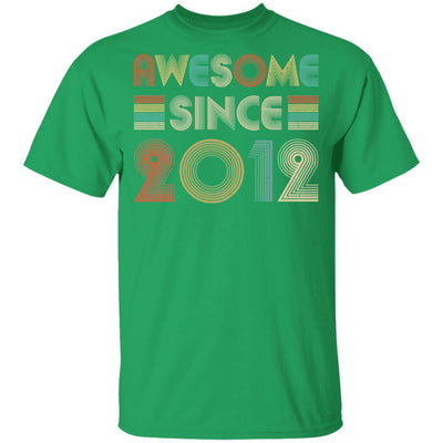 Awesome Since 2012 9th Birthday Gifts Youth-Youth Shirt-Youth T-Shirt-Irish Green