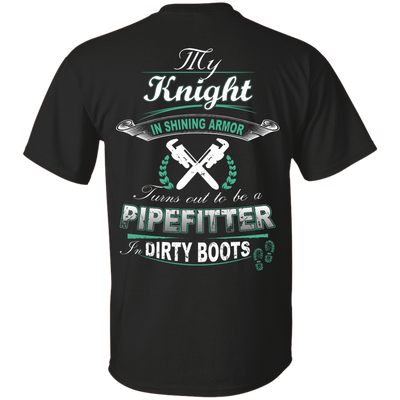 Turns Out To Be A PIPEFITTER In Dirty Boots-T-Shirt & Hoodie-Classic T-Shirt-Black