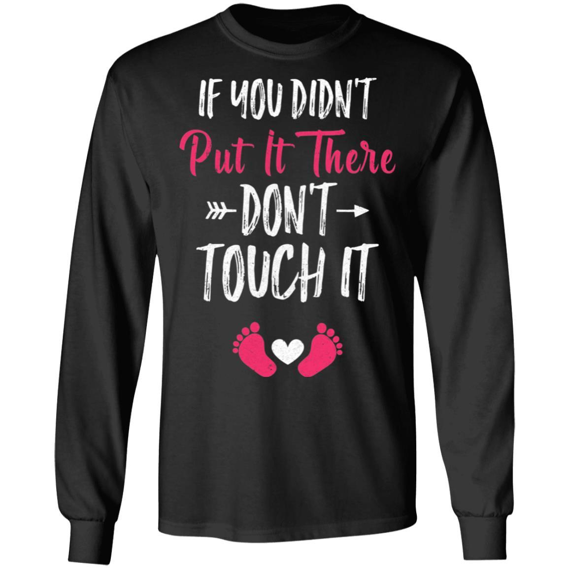 Soon To Be Mommy 2021 Gender Pink If You Didn't Put It There-T-Shirt & Hoodie-Long Sleeve T-Shirt-Black