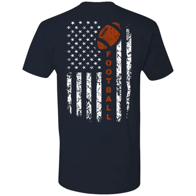 American Football Flag-T-Shirt & Hoodie-Premium T-Shirt-Midnight Navy