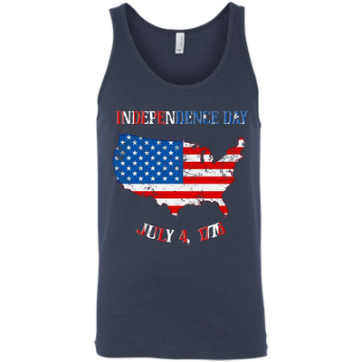 America Independence Day-T-Shirt & Hoodie-Unisex Tank-Navy