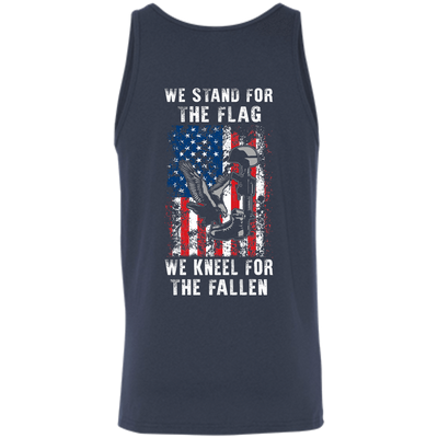 We Stand For The Flag-T-Shirt & Hoodie-Unisex Tank-Navy