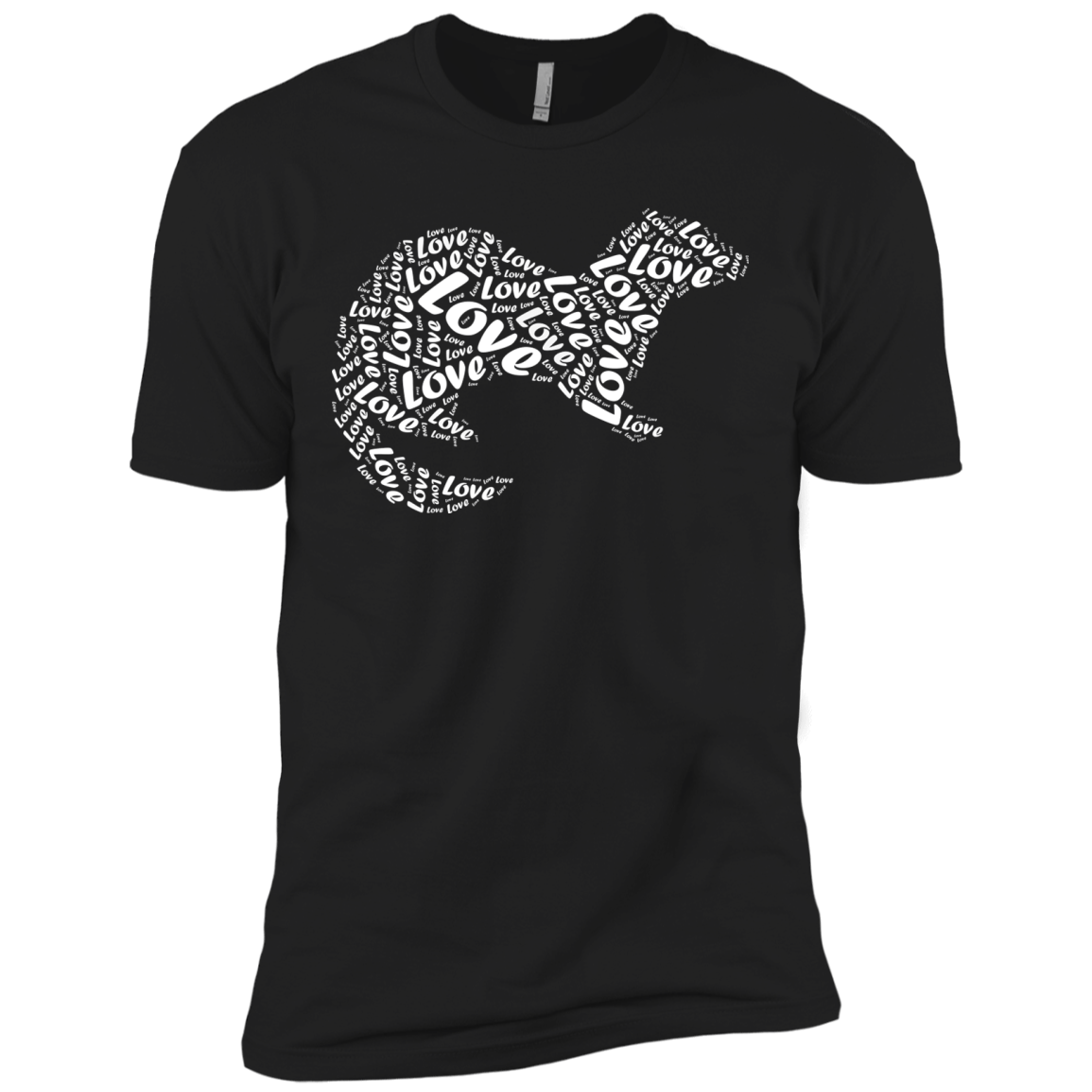 I Love Ferret-T-Shirt & Hoodie-Premium T-Shirt-Black