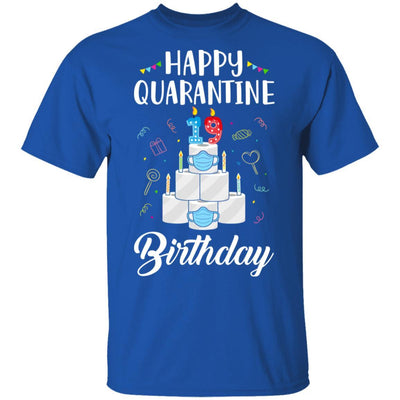 19th Birthday Gift Idea 2002 Happy Quarantine Birthday-T-Shirt & Tank Top-Classic T-Shirt-Royal