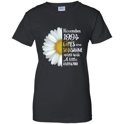 November Girls 1994 27th Birthday Gifts-T-Shirt & Tank Top-Women's T-Shirt-Black