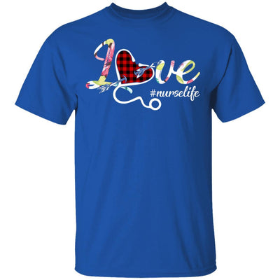 Funny Nurse Life Love Nursing Birthday Gift Idea-T-Shirt & Tank Top-Classic T-Shirt-Royal