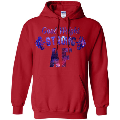 Goal Weight Strong AF-T-Shirt & Tank Top-Pullover Hoodie-Red