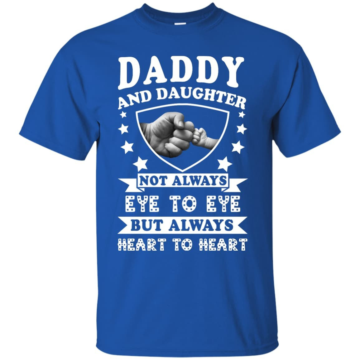 Daddy And Daughter Not Always Eye To Eye-T-Shirt & Hoodie-Youth T-Shirt-Royal