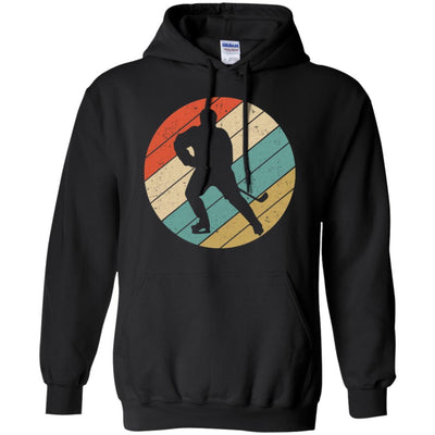 Retro Vintage Hockey Gifts-T-Shirt & Tank Top-Pullover Hoodie-Black