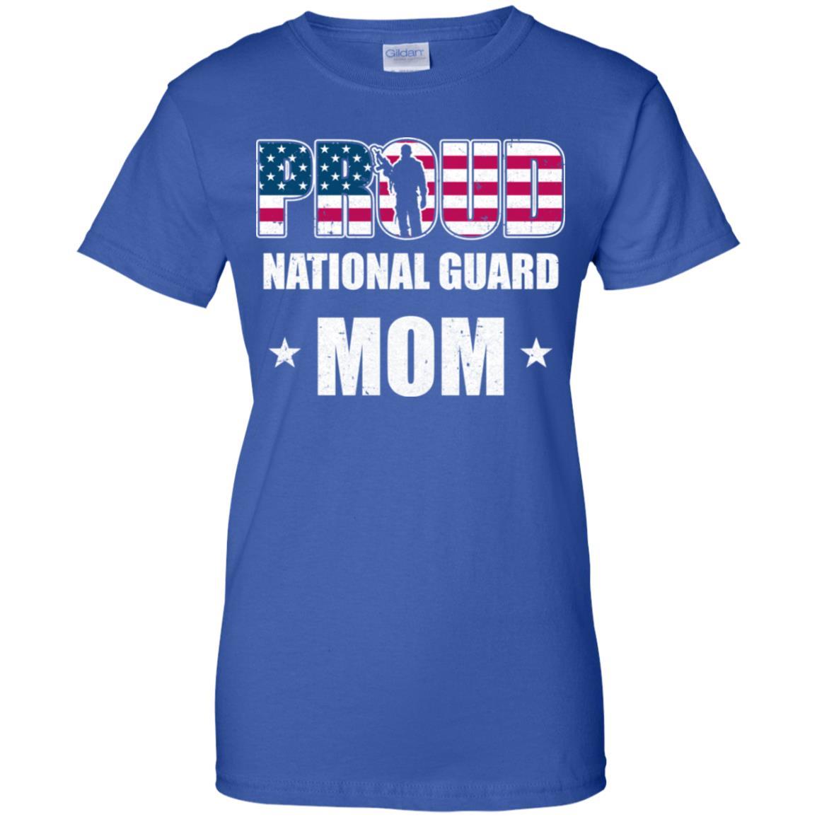 Proud National Guard Mom Son Soldier Mothers Day-T-Shirt & Hoodie-Women's T-Shirt-Royal