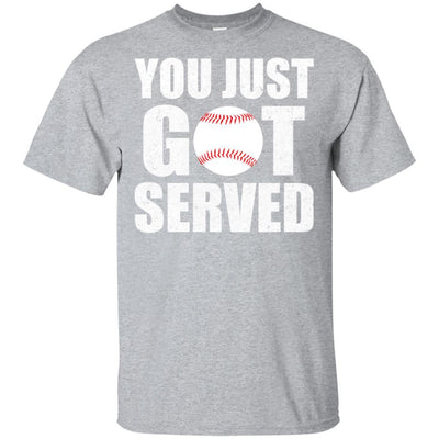 You Just Got Served Gifts For Baseball Lovers-T-Shirt & Hoodie-Classic T-Shirt-Sport Grey