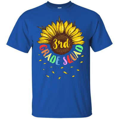 Sunflower 3rd Grade Squad First Grade Teacher-T-Shirt & Hoodie-Classic T-Shirt-Royal
