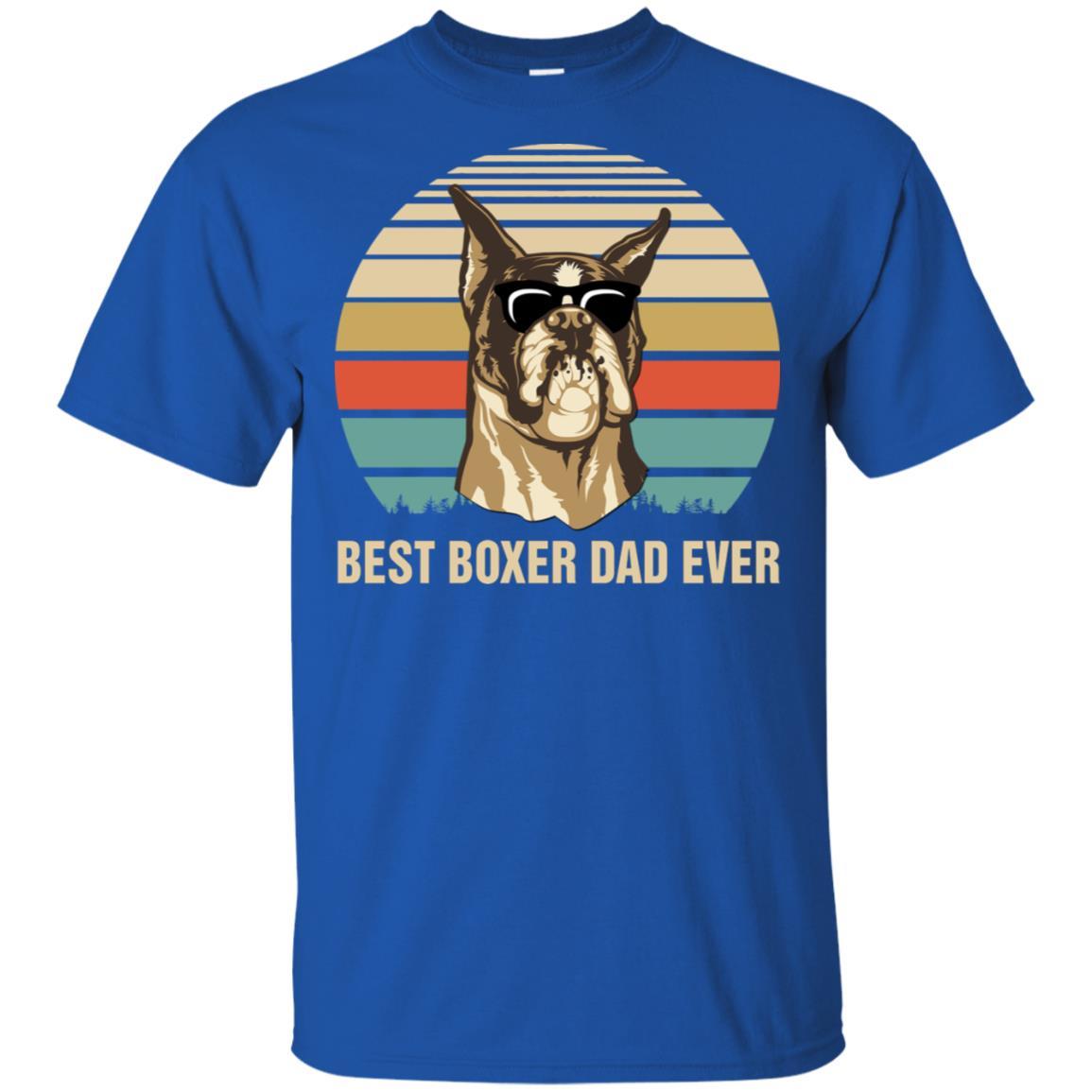 Vintage Boxer Dad Gifts Best Boxer Dad Ever-T-Shirt & Hoodie-Classic T-Shirt-Royal