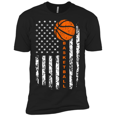 American Basketball Flag-T-Shirt & Hoodie-Premium T-Shirt-Black