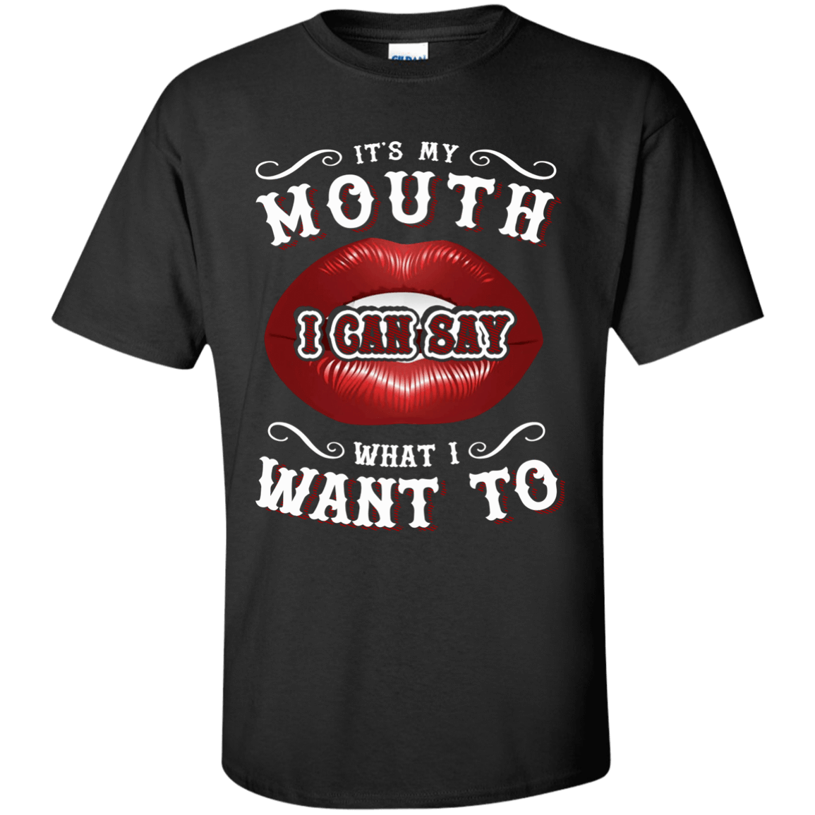 It's My Mouth-T-Shirt & Hoodie-Classic T-Shirt-Black