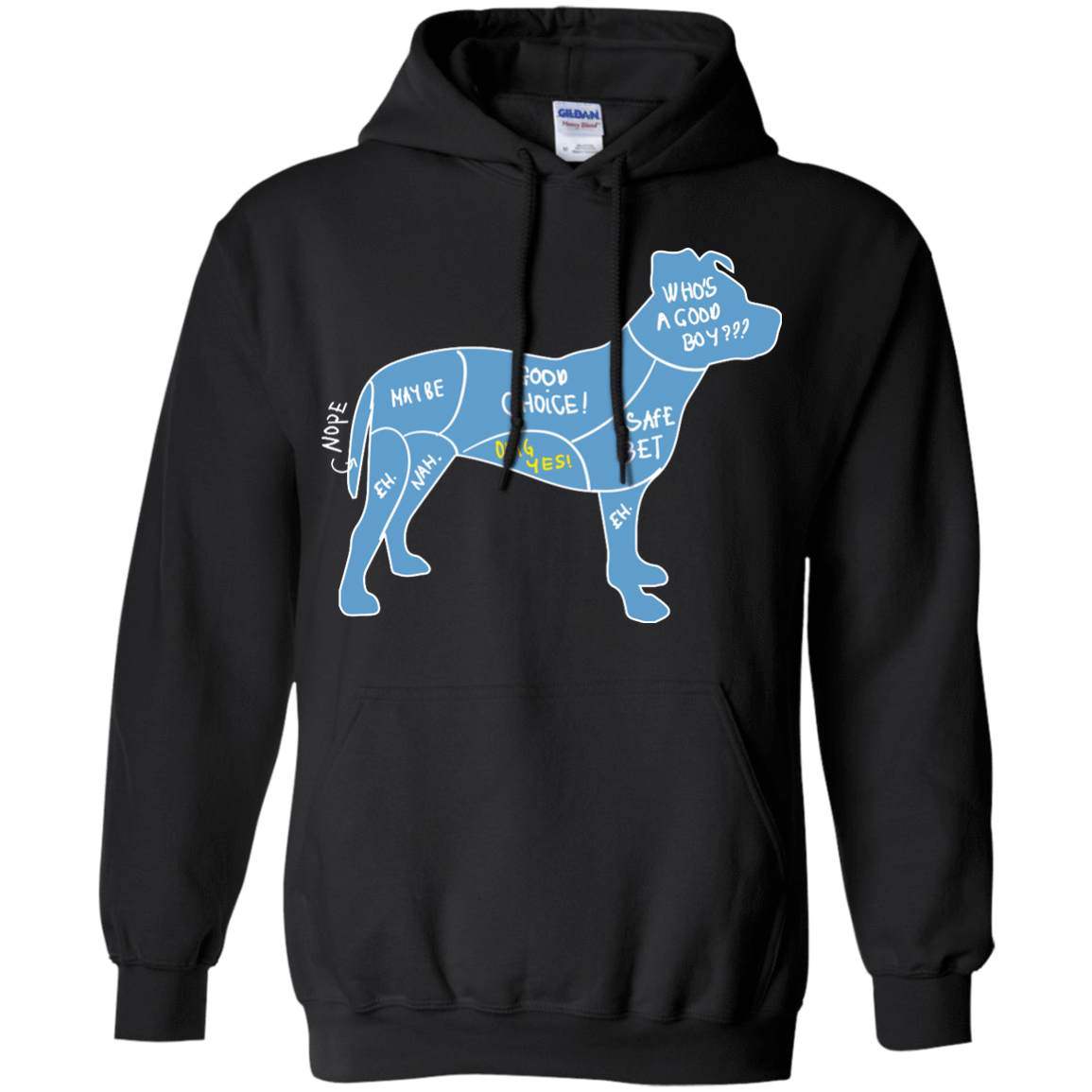 Proper Way To Pet A Dog Pitbull Lover-T-Shirt & Hoodie-Pullover Hoodie-Black