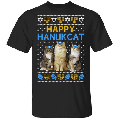 Happy Hanukcat-T-Shirt & Sweatshirt-Classic T-Shirt-Black