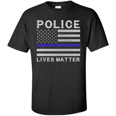 Police Lives Matter-T-Shirt & Hoodie-Classic T-Shirt-Black