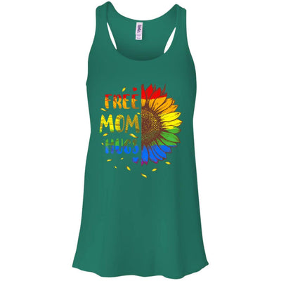 Free Mom Hugs-T-Shirt & Tank Top-Women's Flowy Racerback Tank-Kelly Green